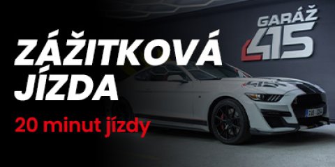 Bílý Ford Mustang 3,7 l V6 - Zážitková jízda na 20 minut