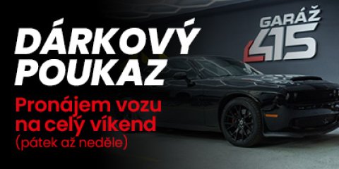 Dodge Challenger 5,7 l SRT - Dárkový poukaz na víkend