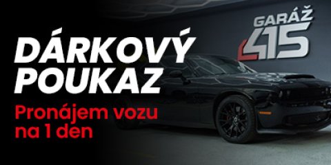 Dodge Challenger 5,7 l SRT - Dárkový poukaz na 1 den