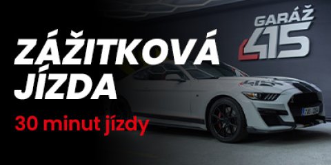 Bílý Ford Mustang 3,7 l V6 - Zážitková jízda na 30 minut