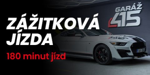 Bílý Ford Mustang 3,7 l V6 - Zážitková jízda na 180 minut